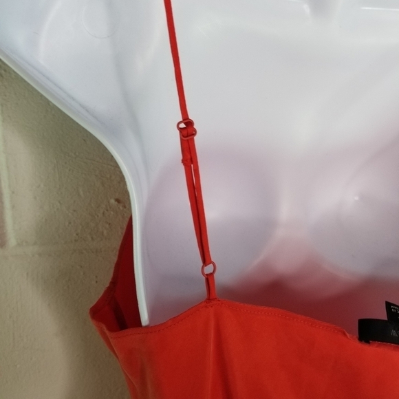 J. CREW Gwyneth cupro blend long slip dress wildfire orange - Picture 12 of 13